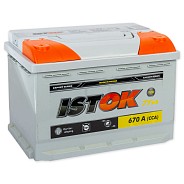Аккумулятор Istok 6CT-77N 12V 77Ah 670A L+
