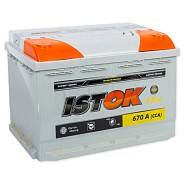 Аккумулятор Istok 6CT-77NR 12V 77Ah 670A R+
